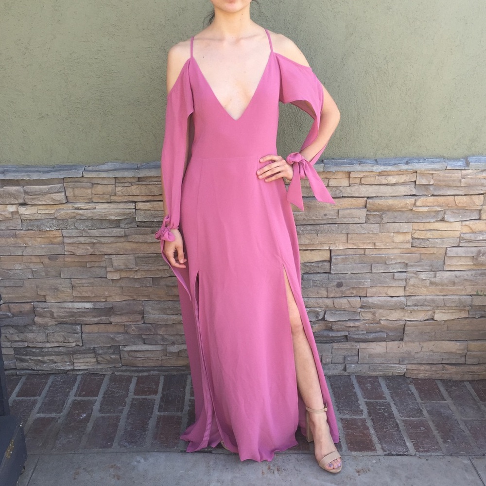 Nasty Gal Mauve Dress